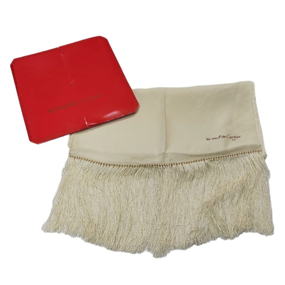 Cartier 100% Cashmere Scarf w/ Sleeve